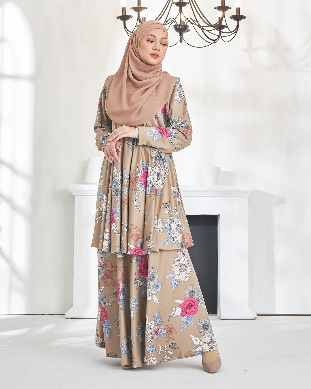 Baju Kurung Awliya - Burly Wood