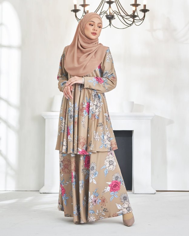 Baju Kurung Awliya - Burly Wood