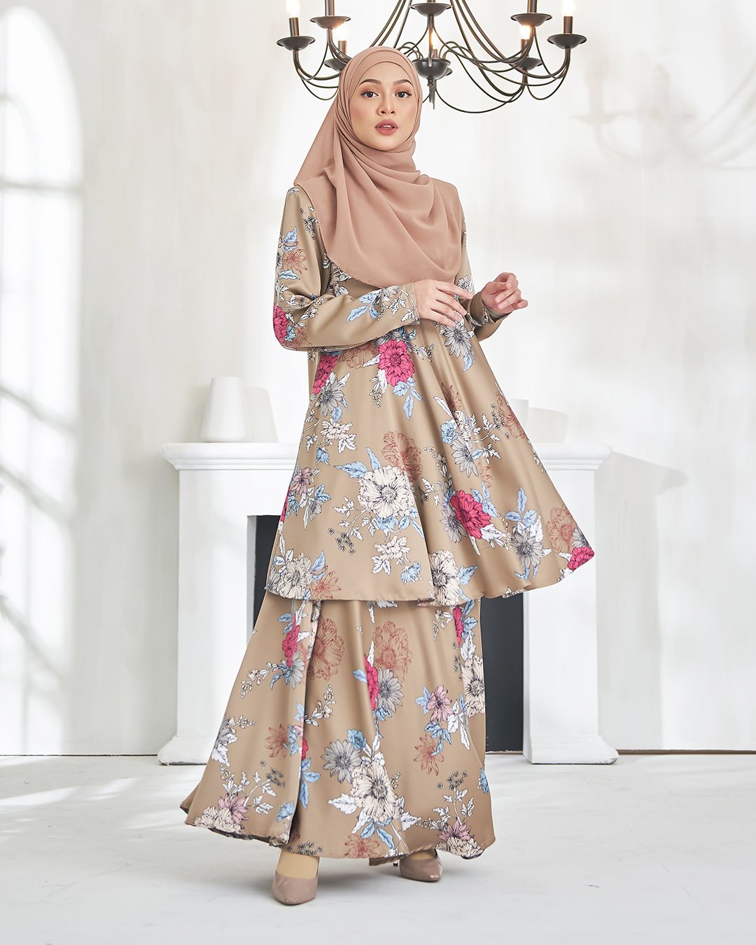 Baju Kurung Awliya - Burly Wood