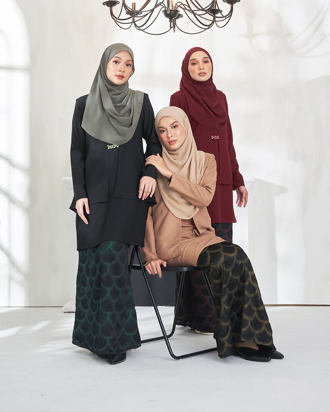 Baju Kurung Aleesa - Tortilla Brown