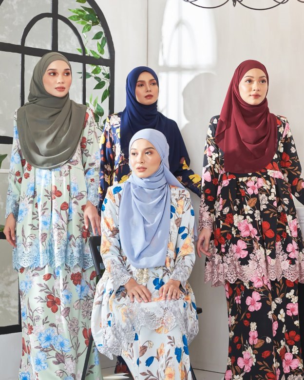 Baju Kurung Awfiyah - Dark Blue