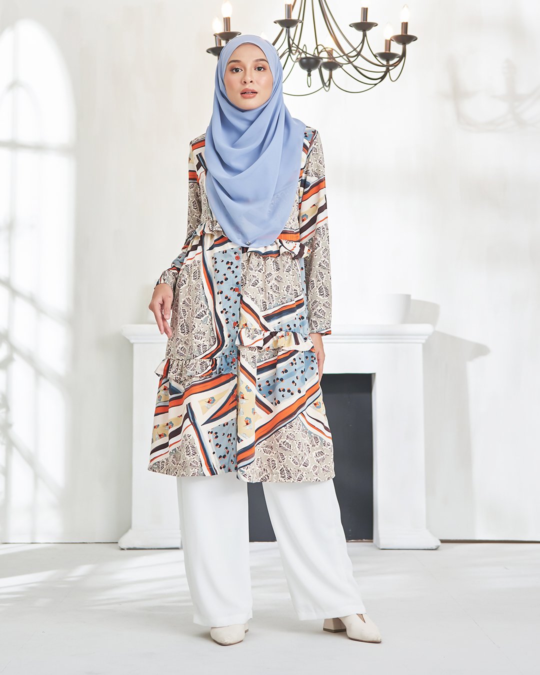 Tunic Qaireen - Cool Tangerine