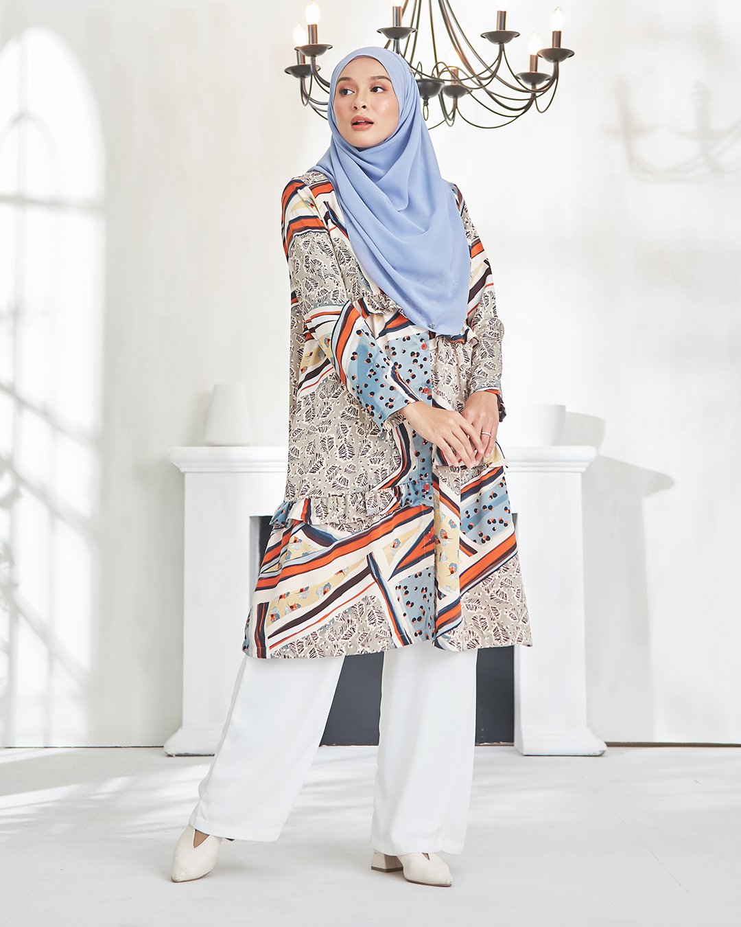 Tunic Qaireen - Cool Tangerine