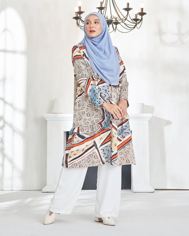 Tunic Qaireen - Cool Tangerine