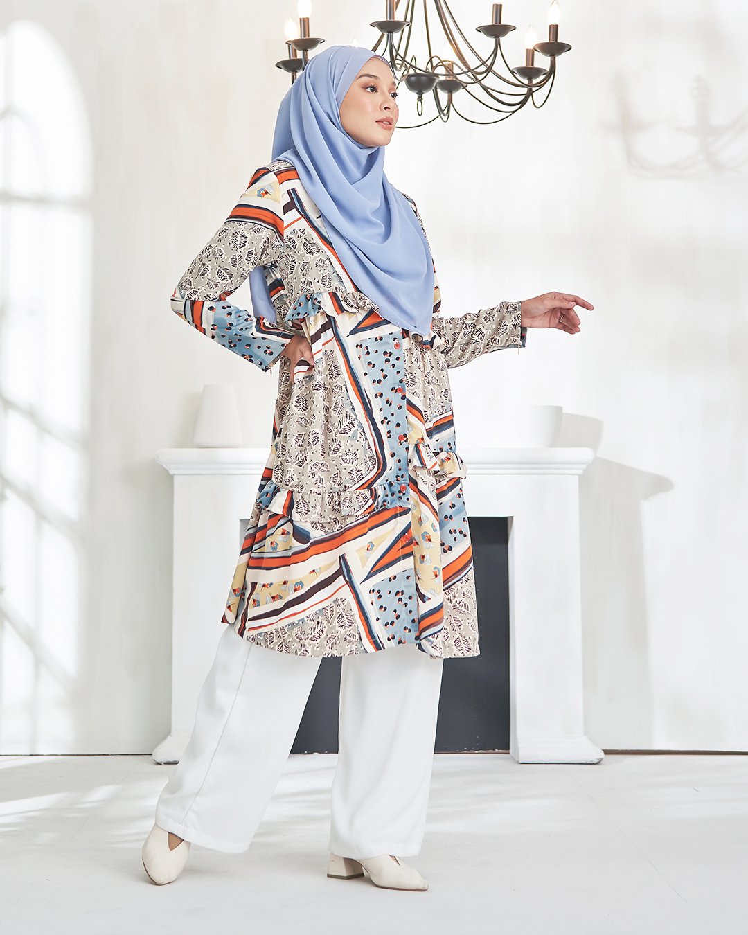 Tunic Qaireen - Cool Tangerine