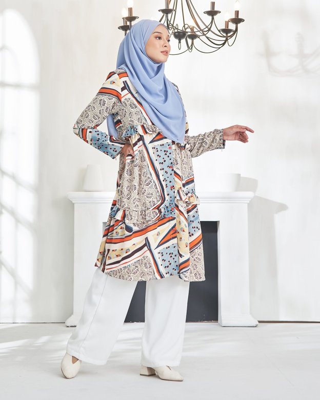 Tunic Qaireen - Cool Tangerine