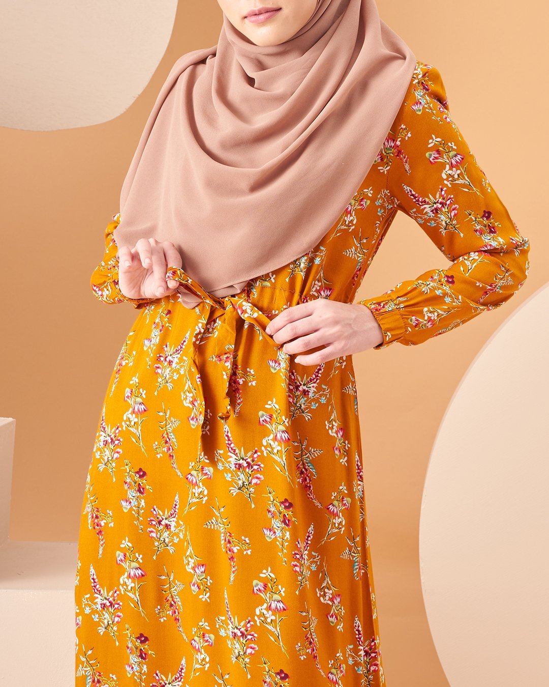 Dress Homey Damita - Honey Mustard
