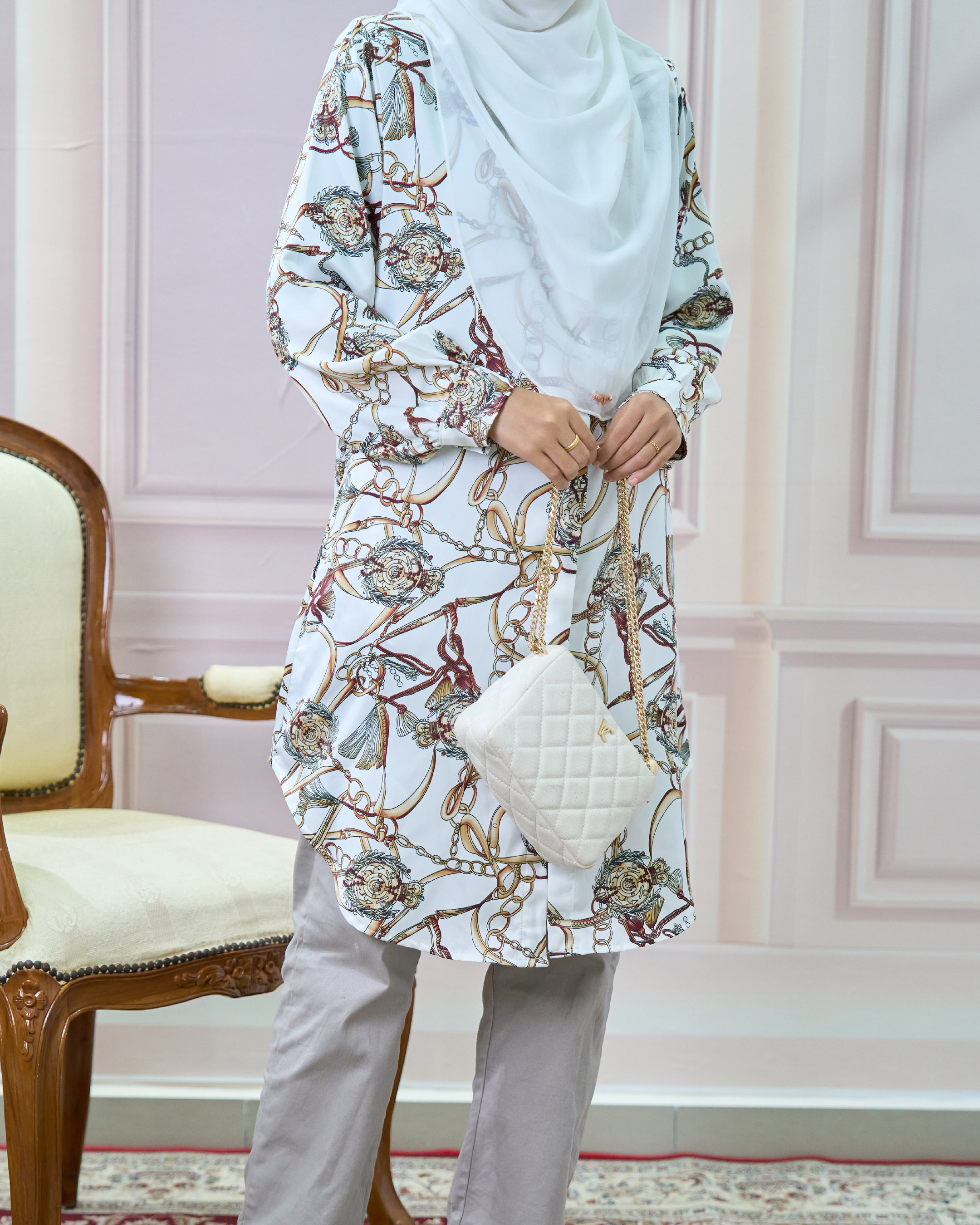 Blouse Naza - Classique White