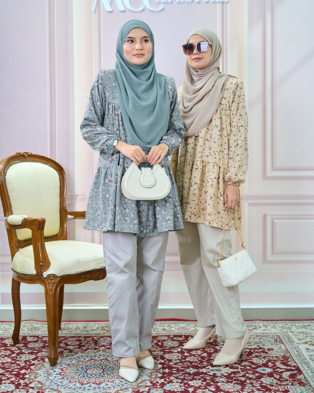 Blouse Luna Laluna X MCC – Jasmine Pigeon