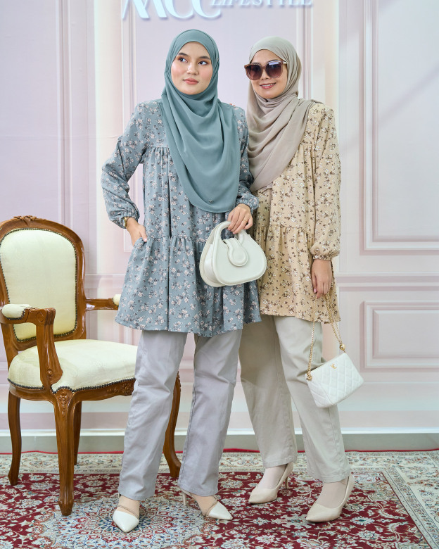 Blouse Luna Laluna X MCC – Jasmine Pigeon