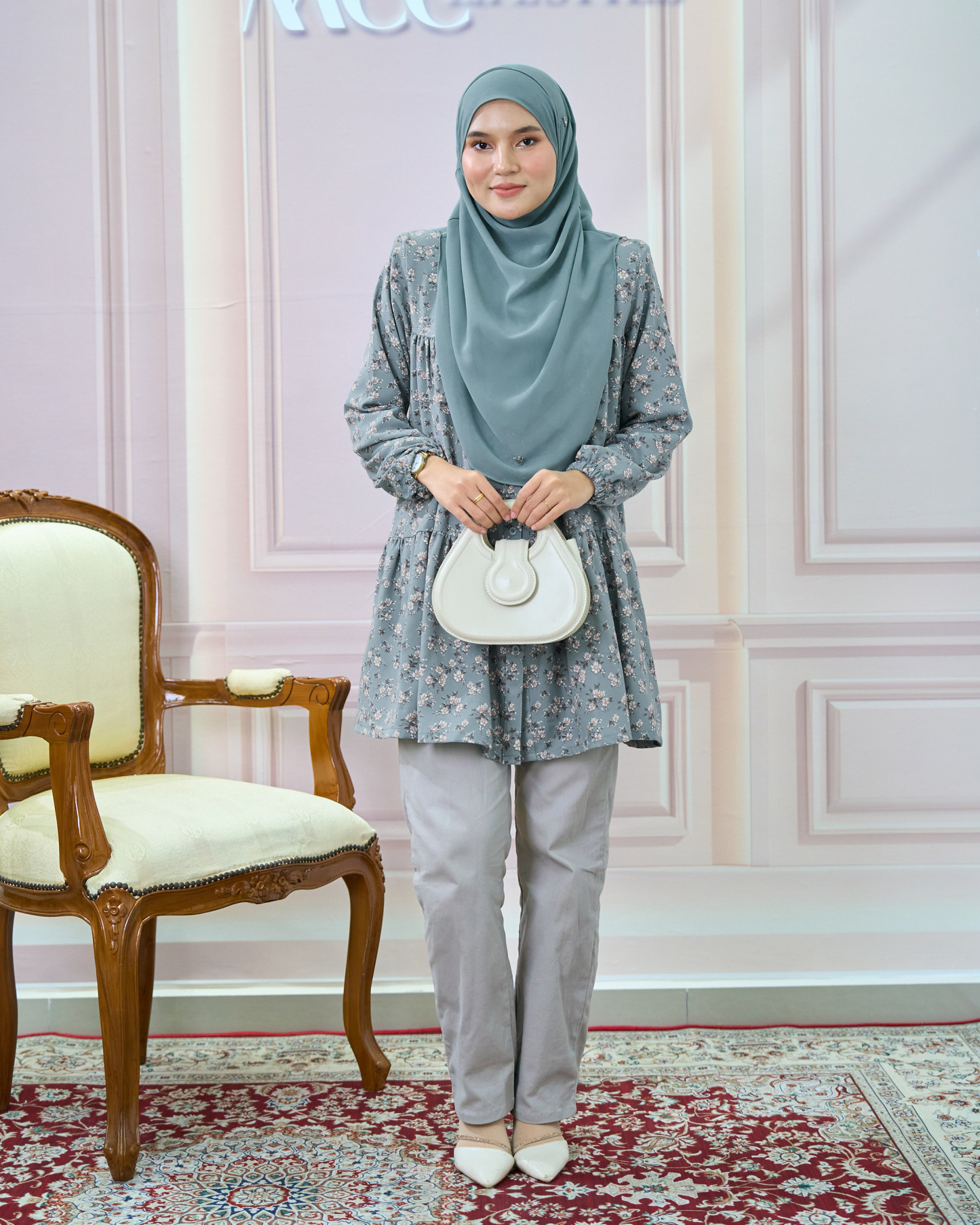 Blouse Luna Laluna X MCC – Jasmine Pigeon