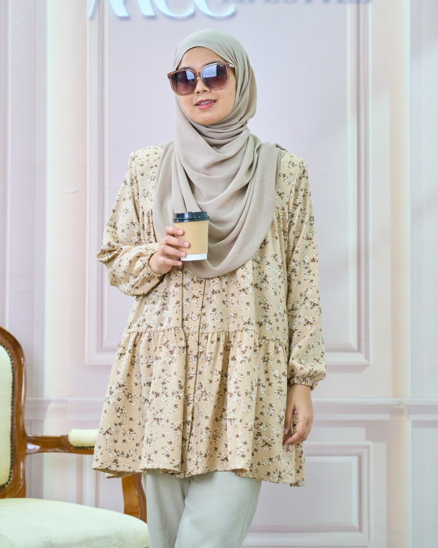 Blouse Luna Laluna X MCC – Jasmine Sand