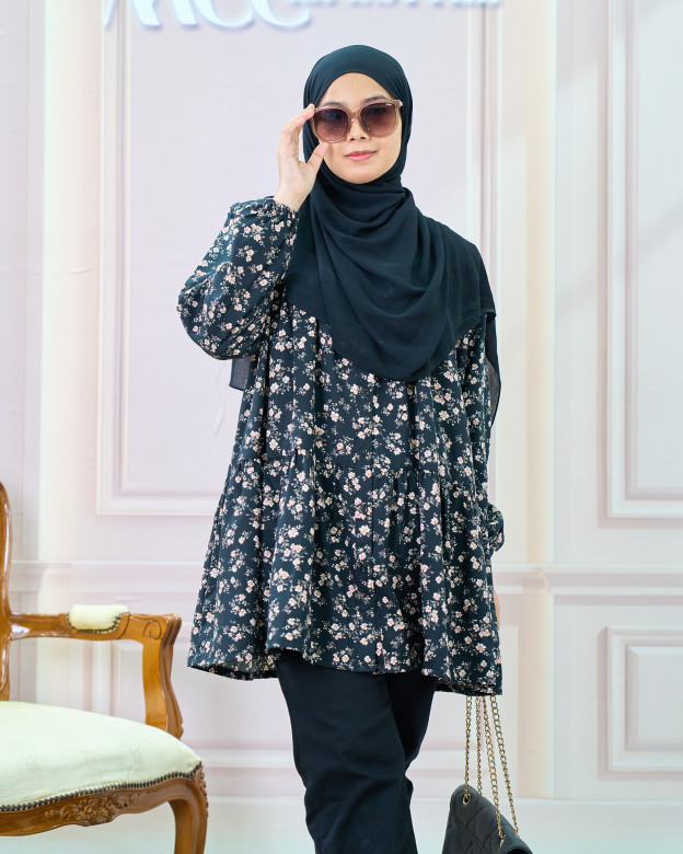 Blouse Luna Laluna X MCC – Jasmine Black