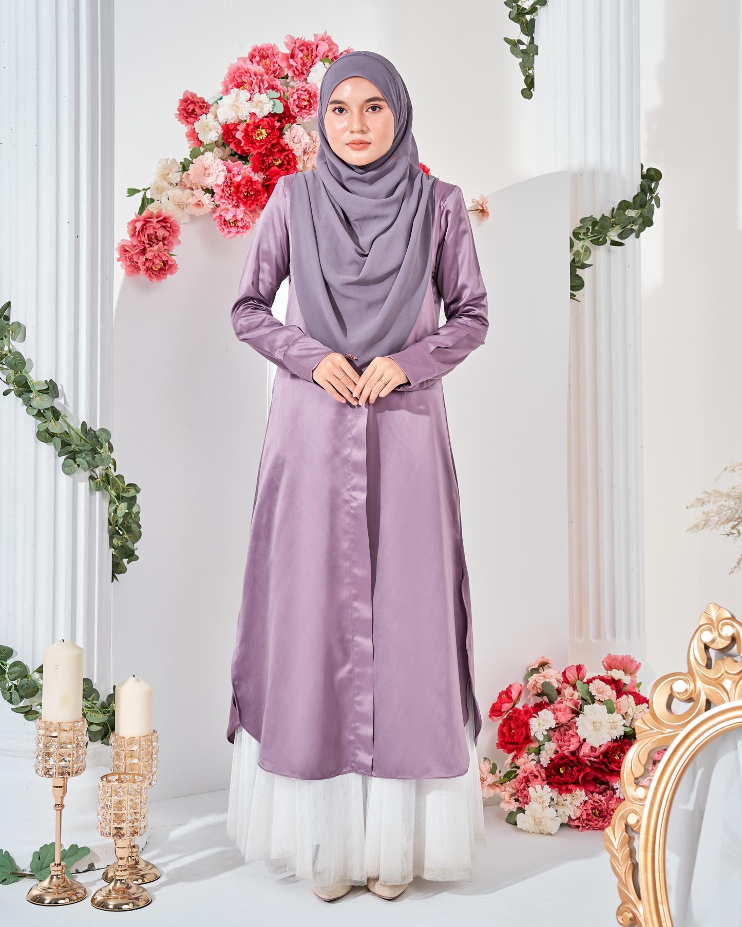 Medi Dress Leiseka - Iris Purple