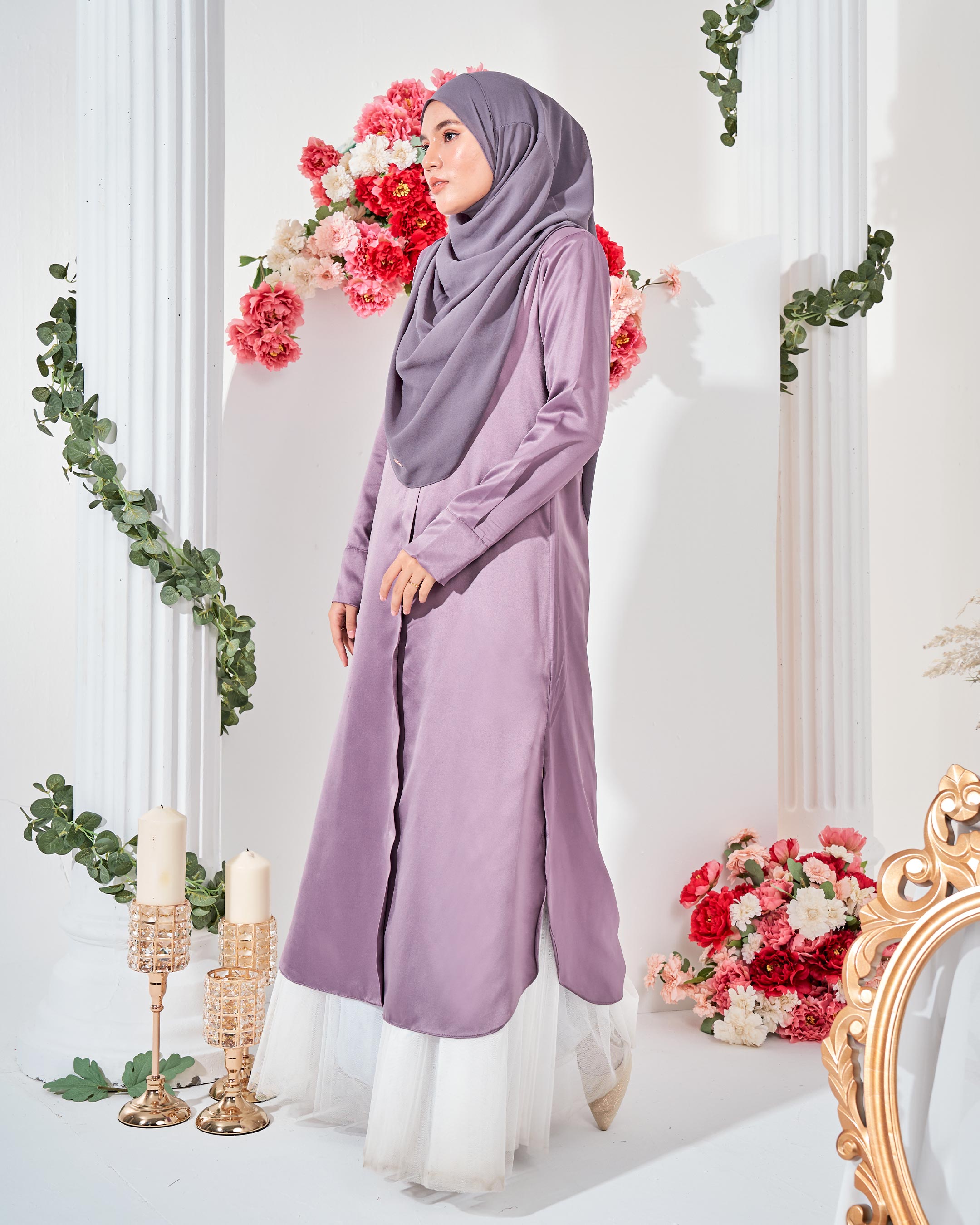 Medi Dress Leiseka - Iris Purple