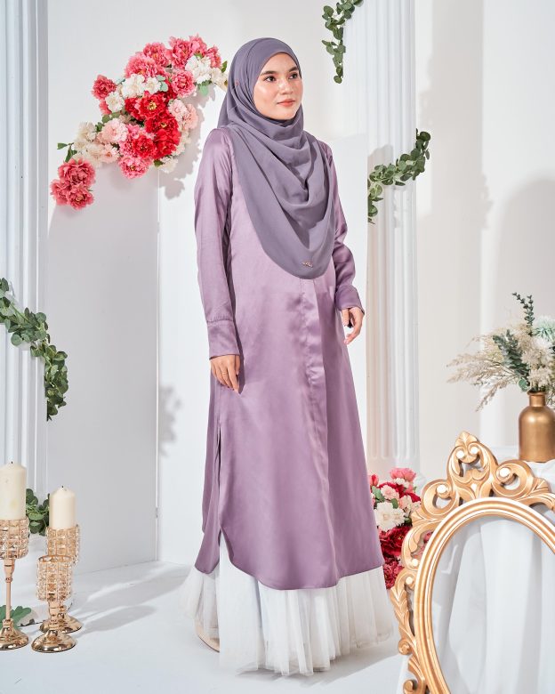 Medi Dress Leiseka - Iris Purple