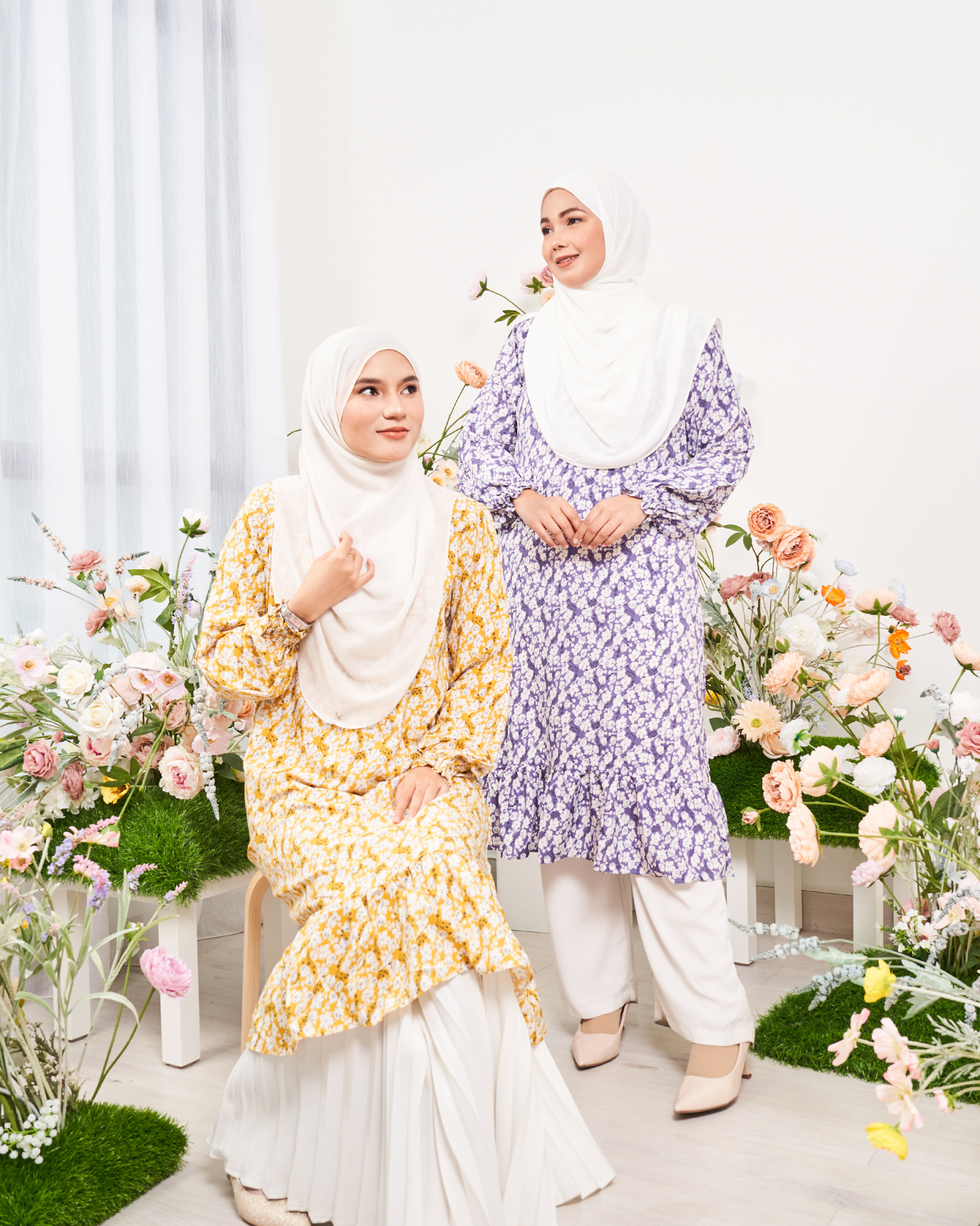Medi Dress Lashira Laluna X MCC - Lavender Purple