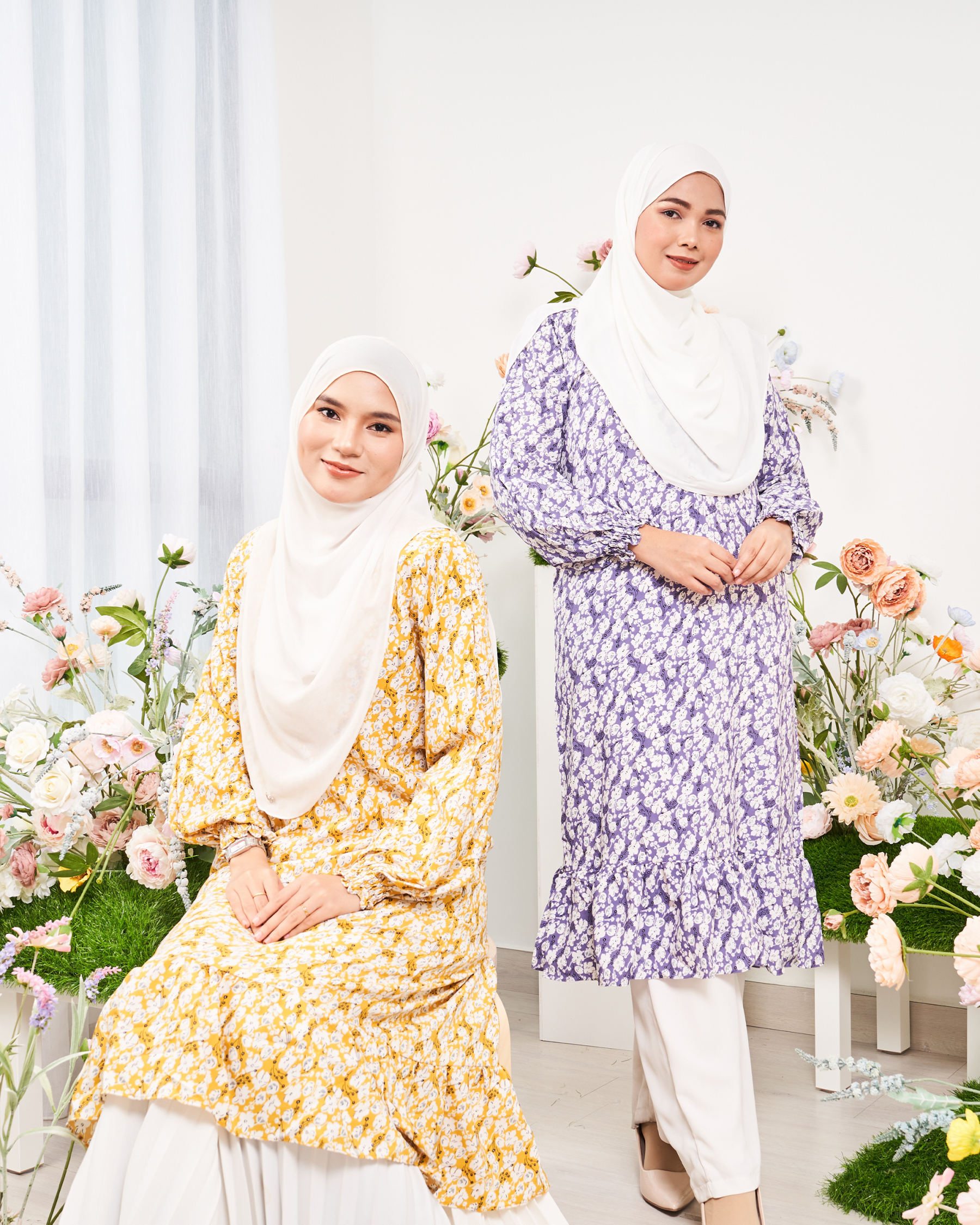Medi Dress Lashira Laluna X MCC - Lavender Purple