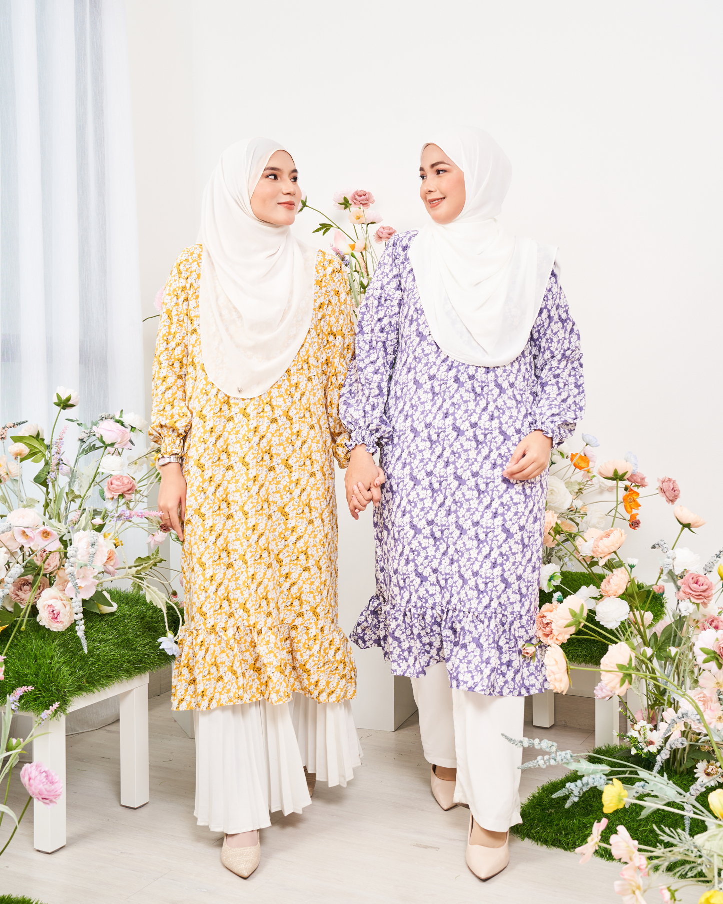 Medi Dress Lashira Laluna X MCC - Lavender Purple