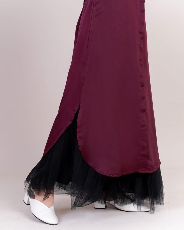 Medi Dress Leiseka - Burgundy