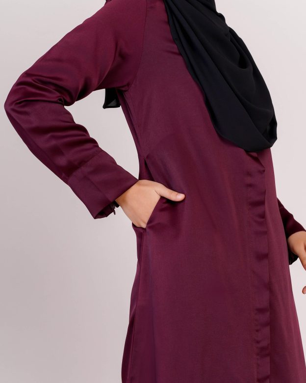 Medi Dress Leiseka - Burgundy
