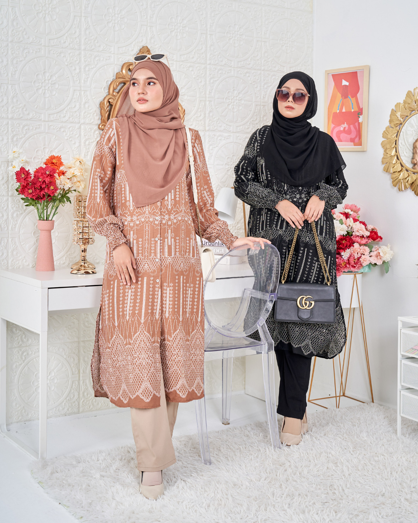 Medi Dress Leiseka - Peru Brown