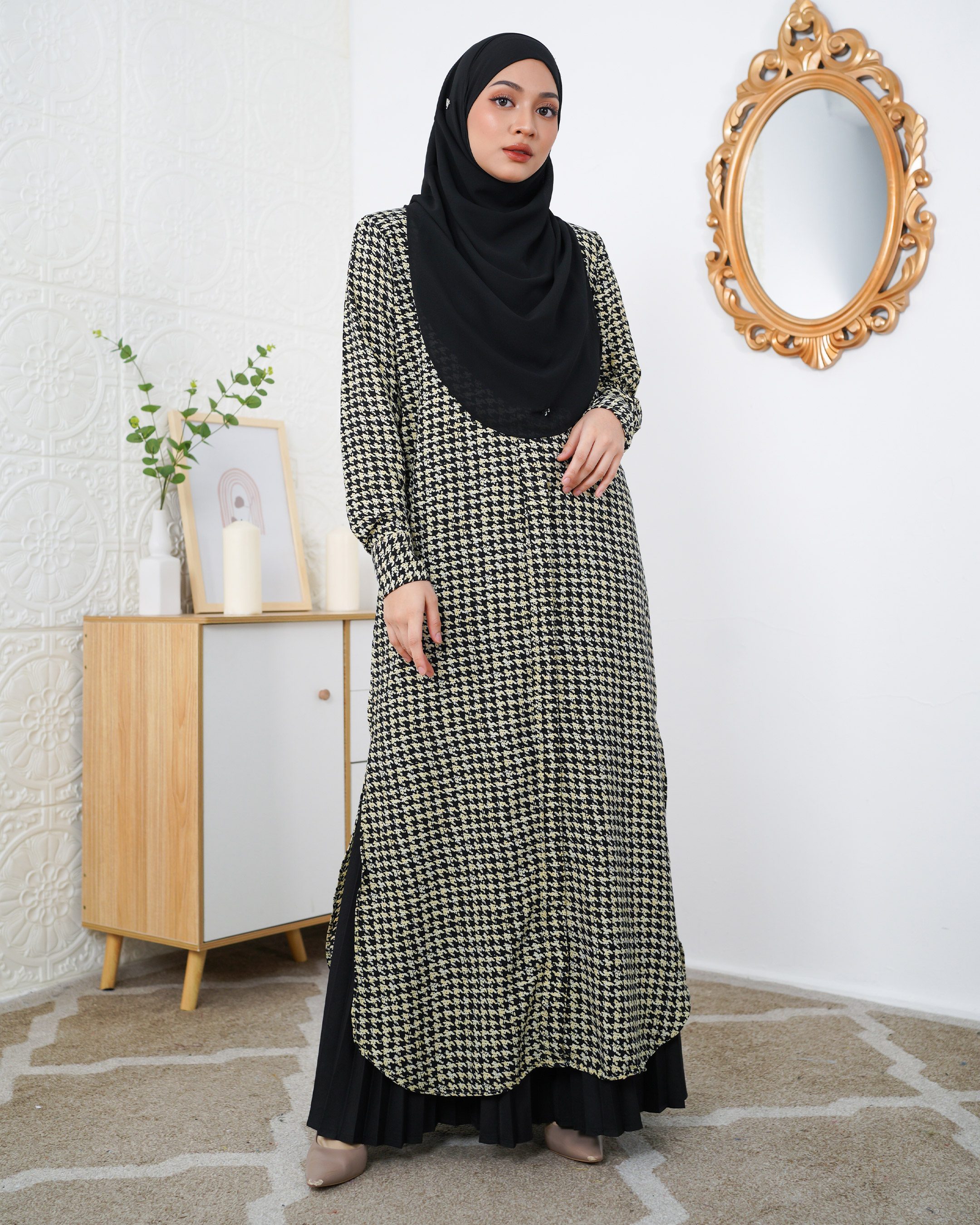 Medi Dress Leiseka Laluna X MCC - Mellow Tartan