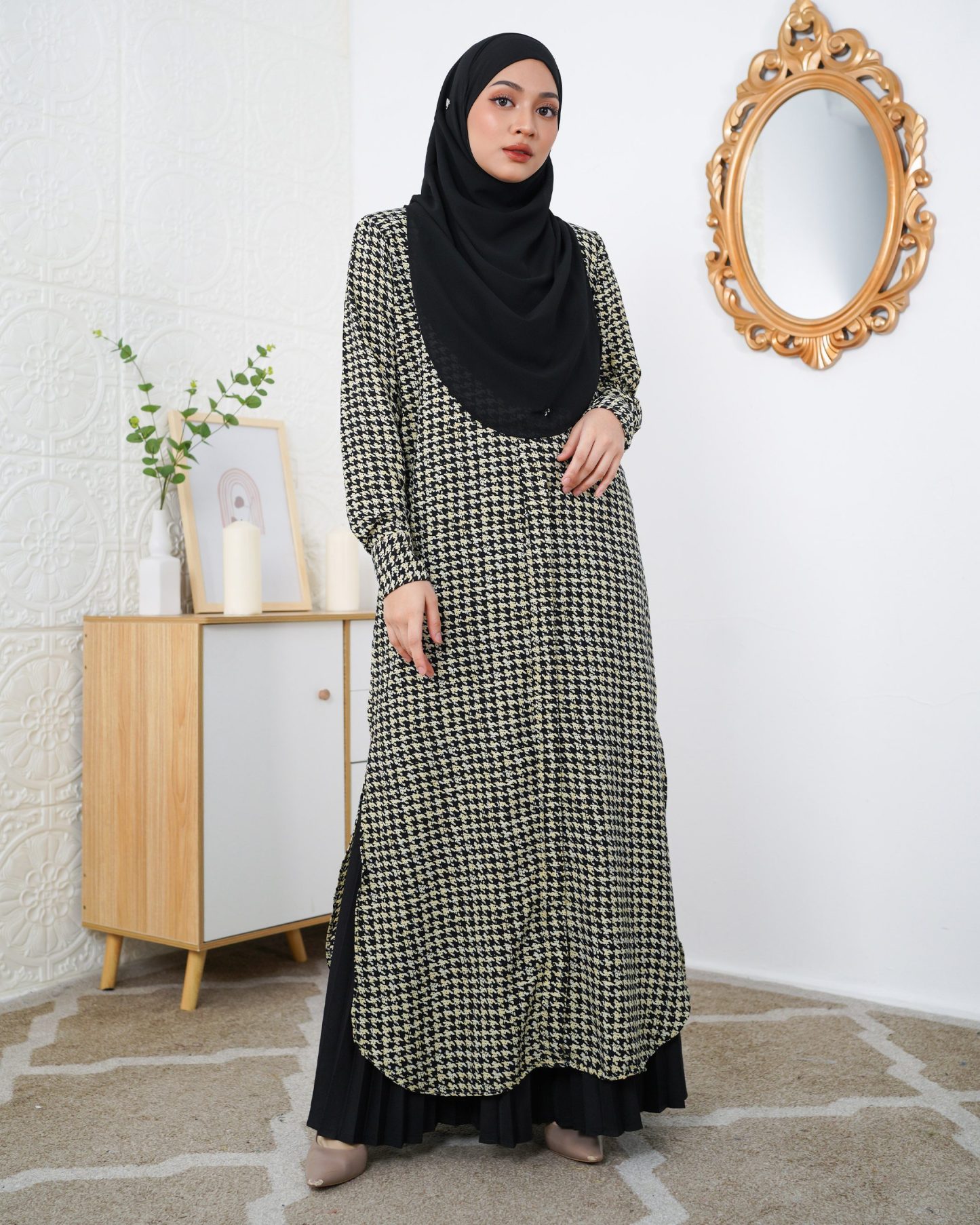 Medi Dress Leiseka Laluna X MCC - Mellow Tartan