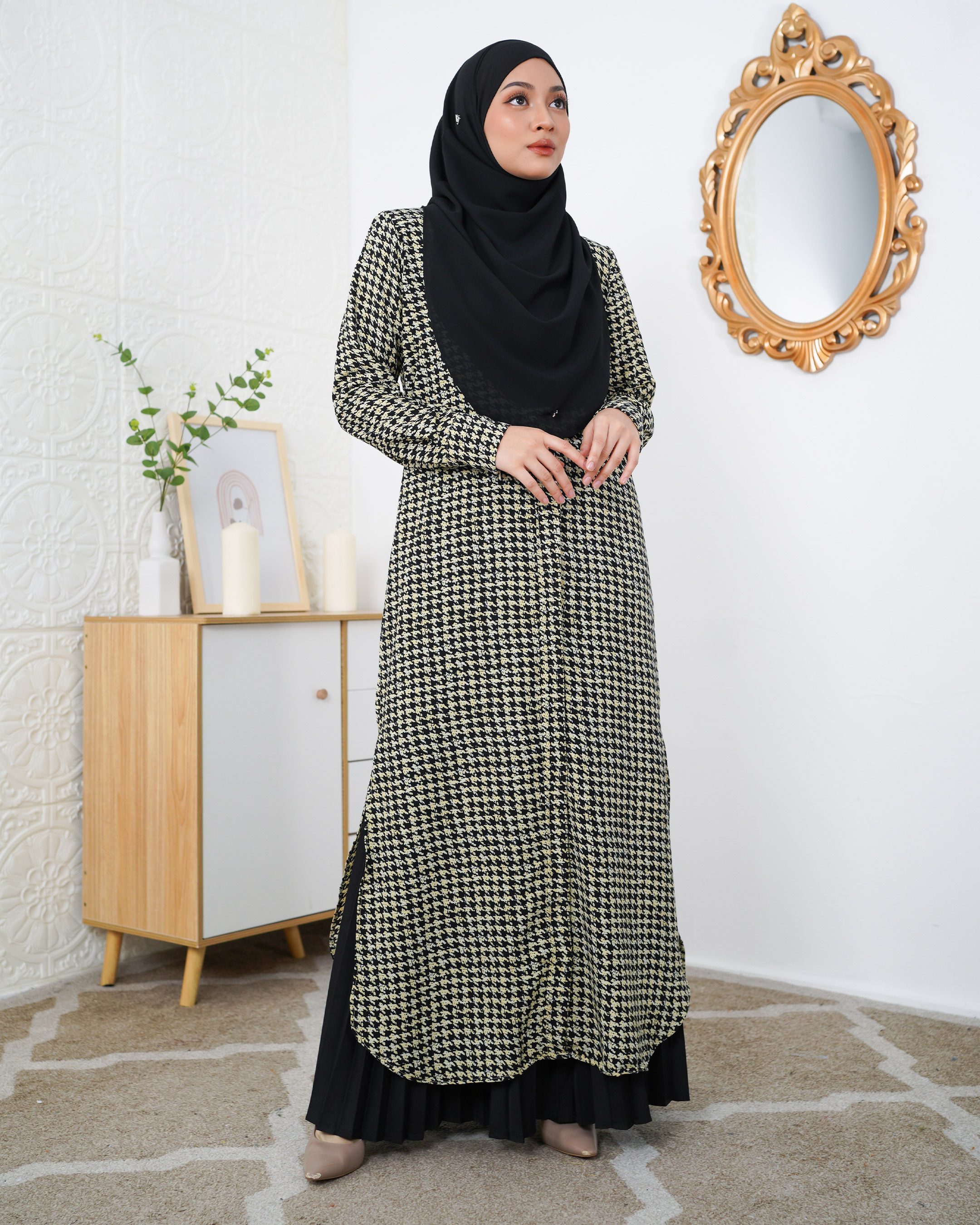 Medi Dress Leiseka Laluna X MCC - Mellow Tartan