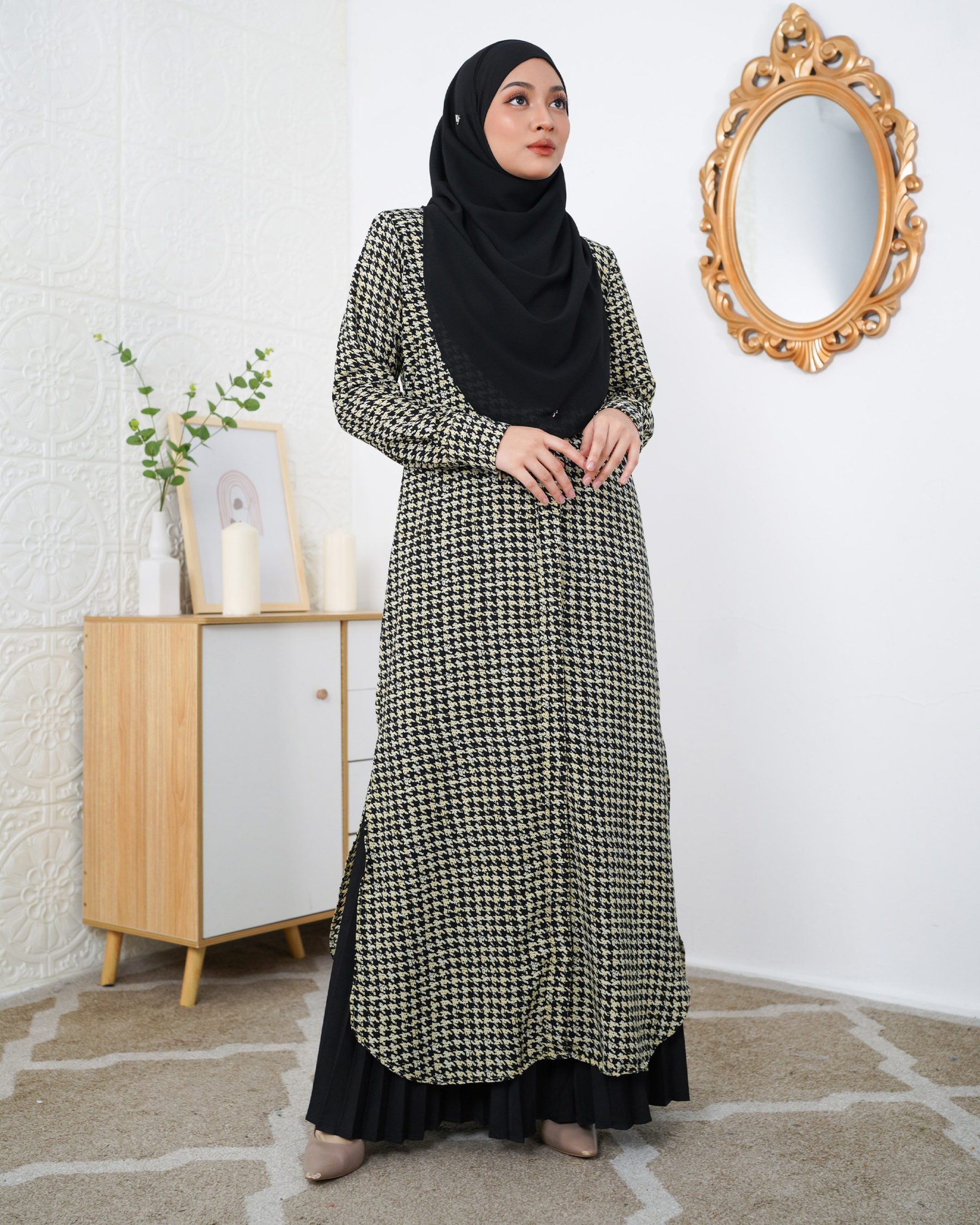 Medi Dress Leiseka Laluna X MCC - Mellow Tartan