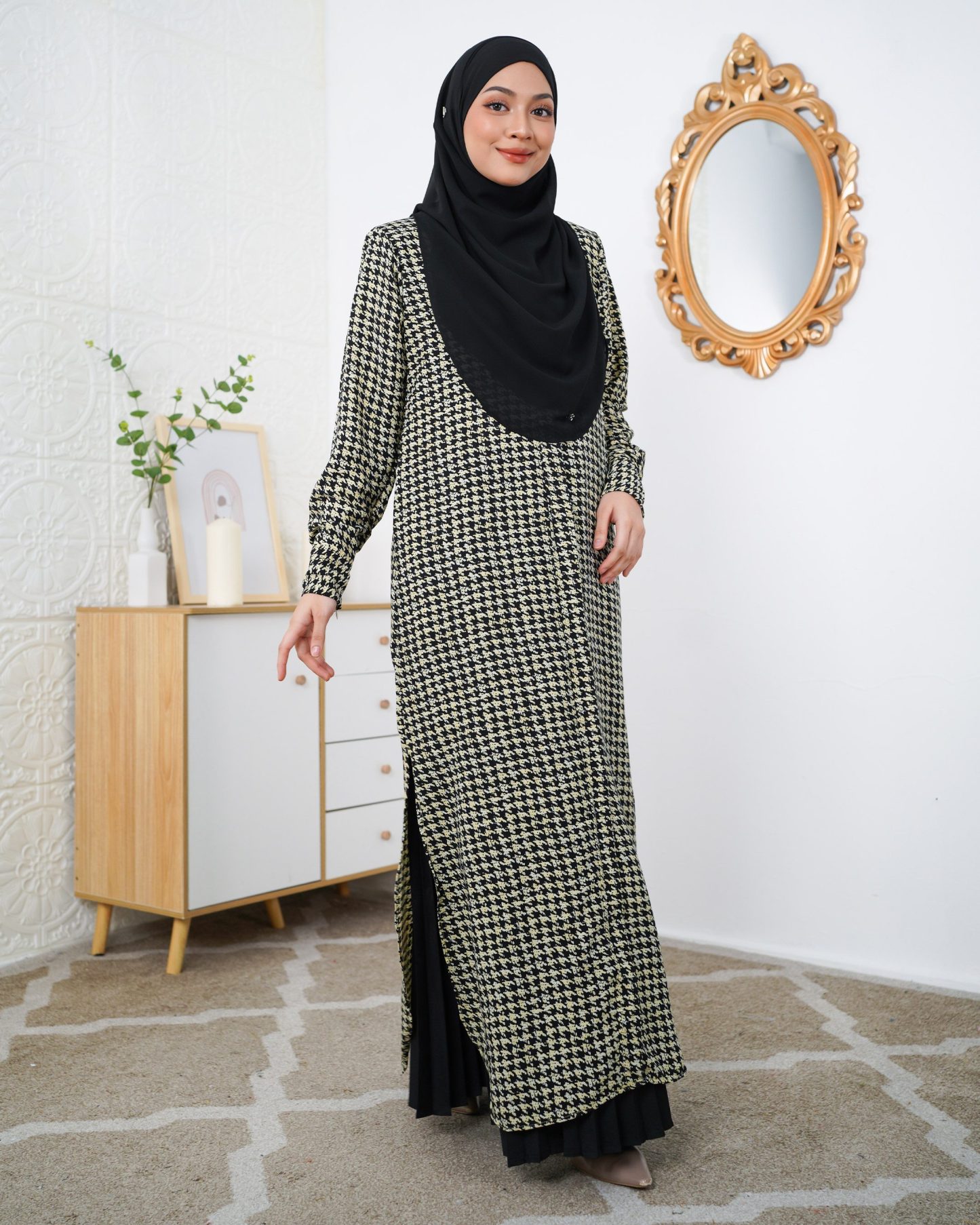 Medi Dress Leiseka Laluna X MCC - Mellow Tartan