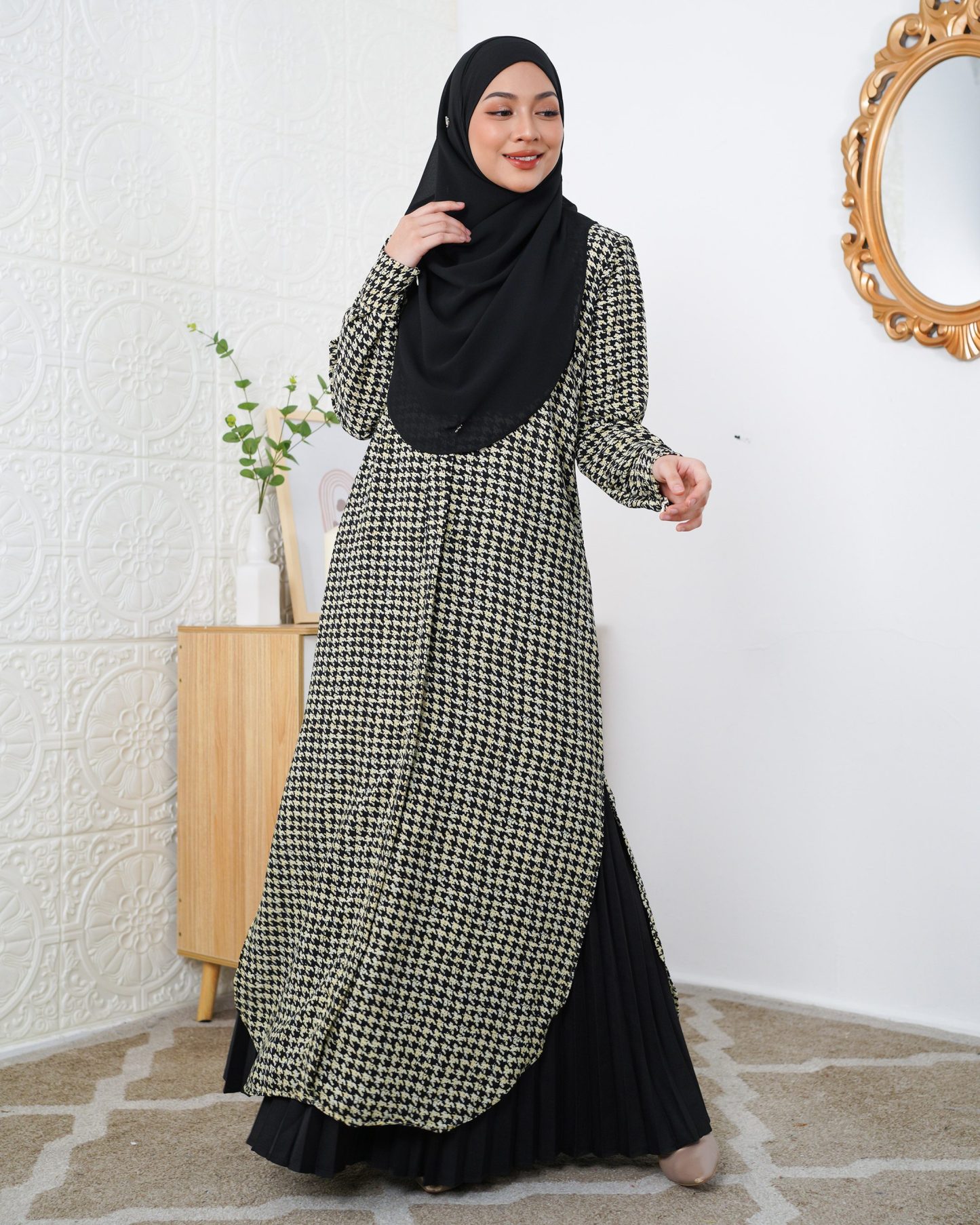 Medi Dress Leiseka Laluna X MCC - Mellow Tartan