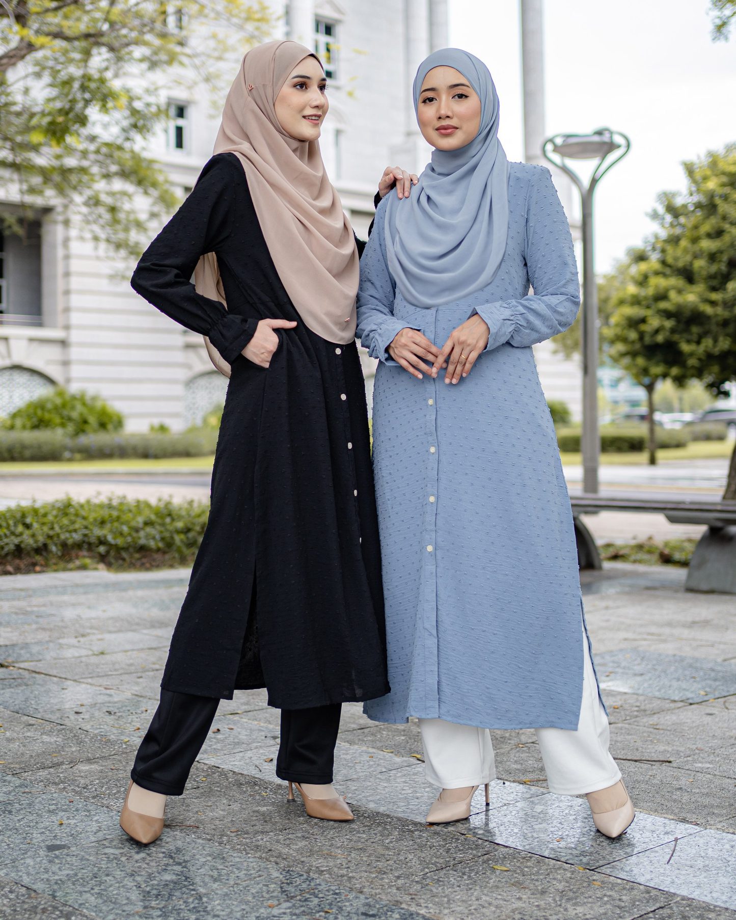 Medi Dress Letitia Laluna X MCC - Airforce Blue