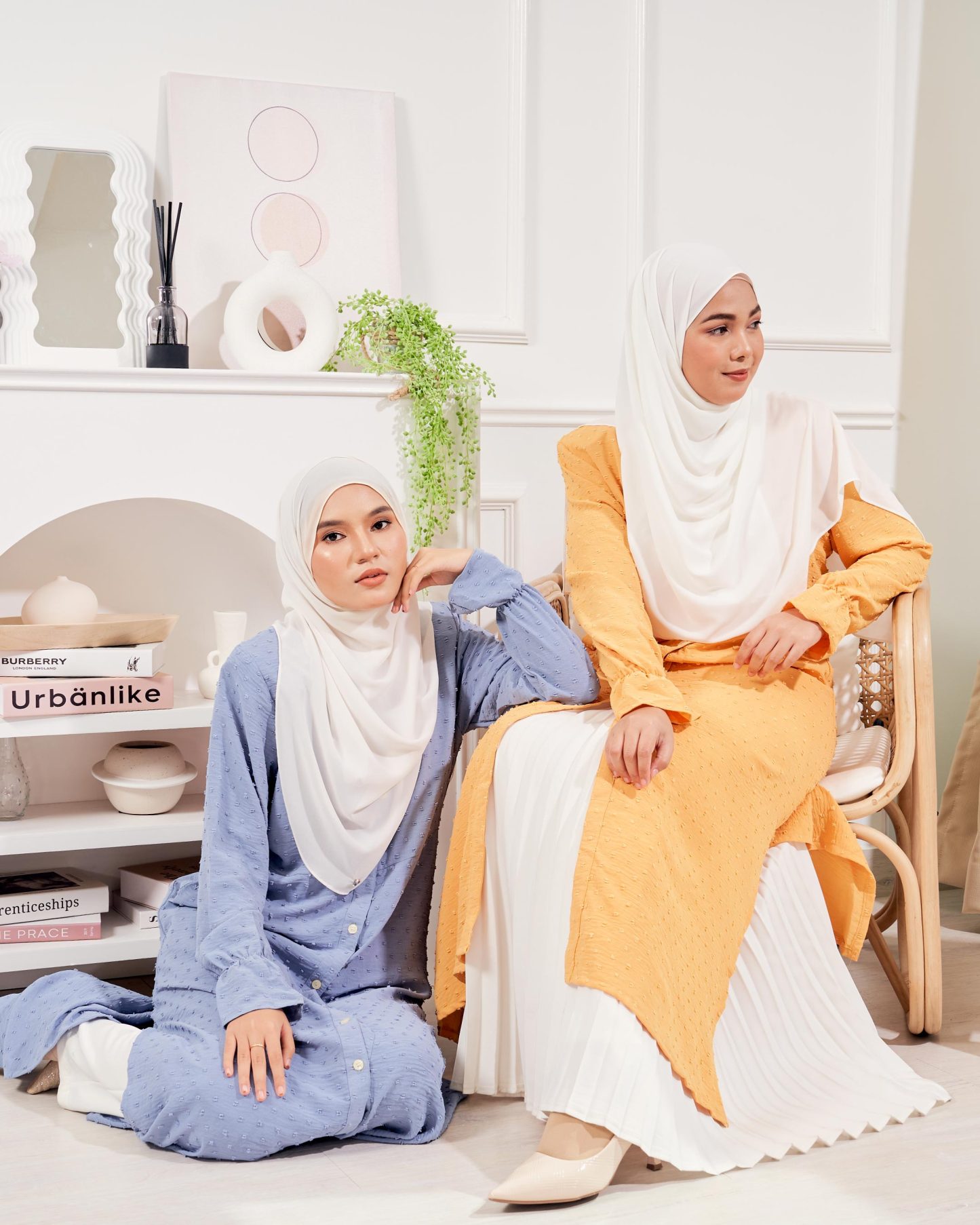 Medi Dress Letitia Laluna X MCC - Airforce Blue