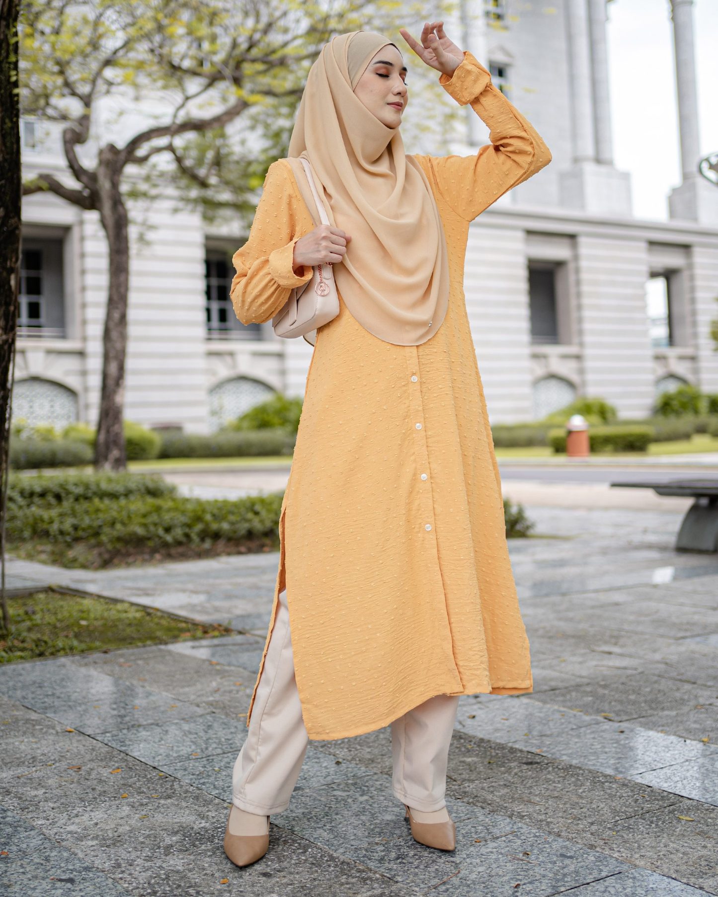 Medi Dress Letitia Laluna X MCC - Honey Canary