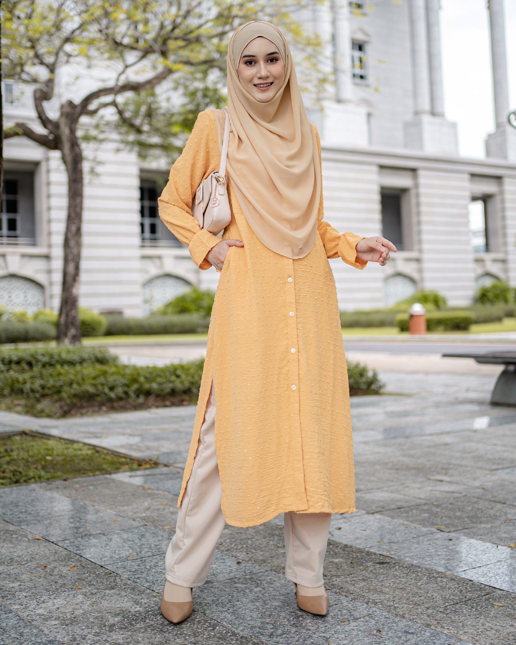 Medi Dress Letitia Laluna X MCC - Honey Canary