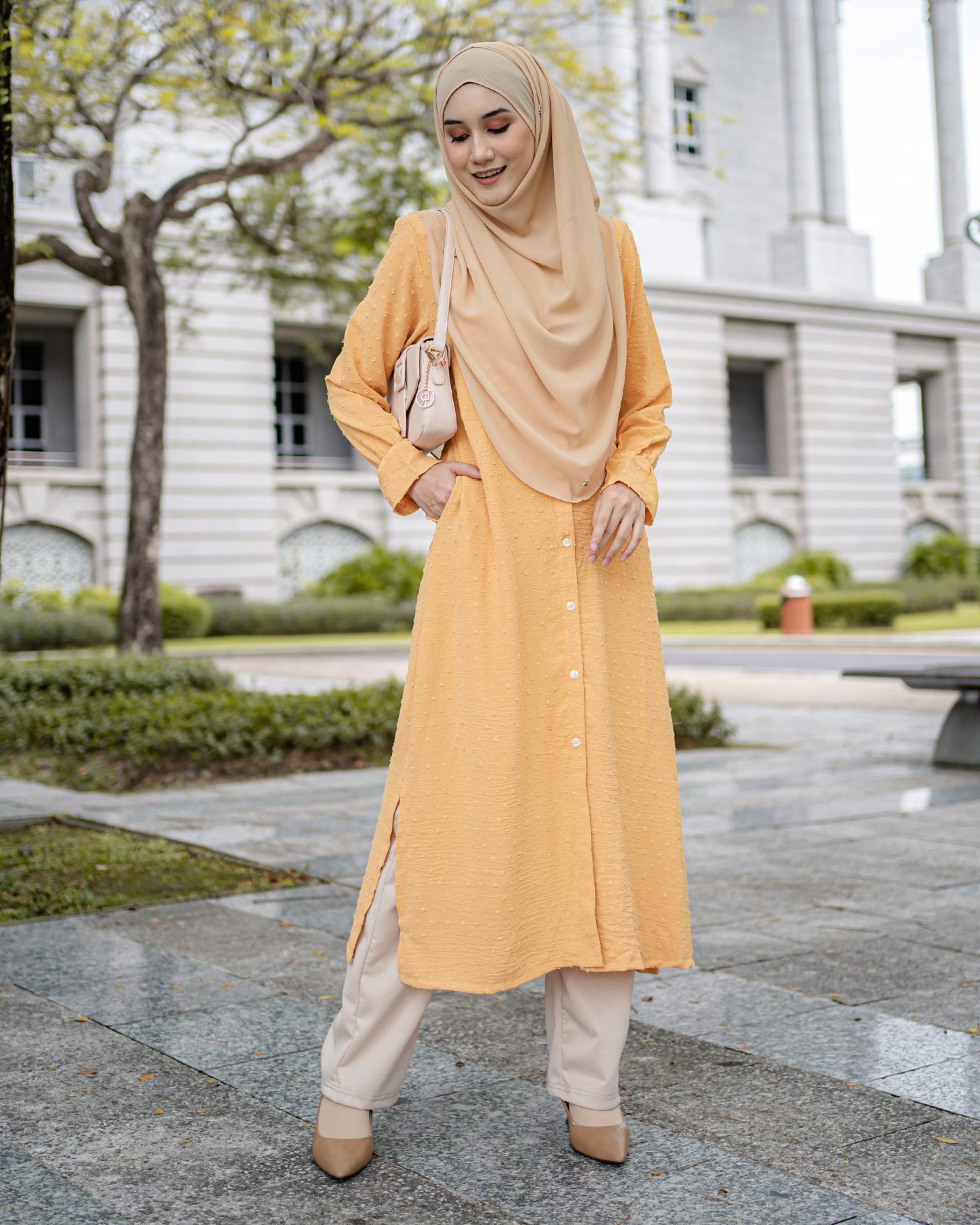 Medi Dress Letitia Laluna X MCC - Honey Canary