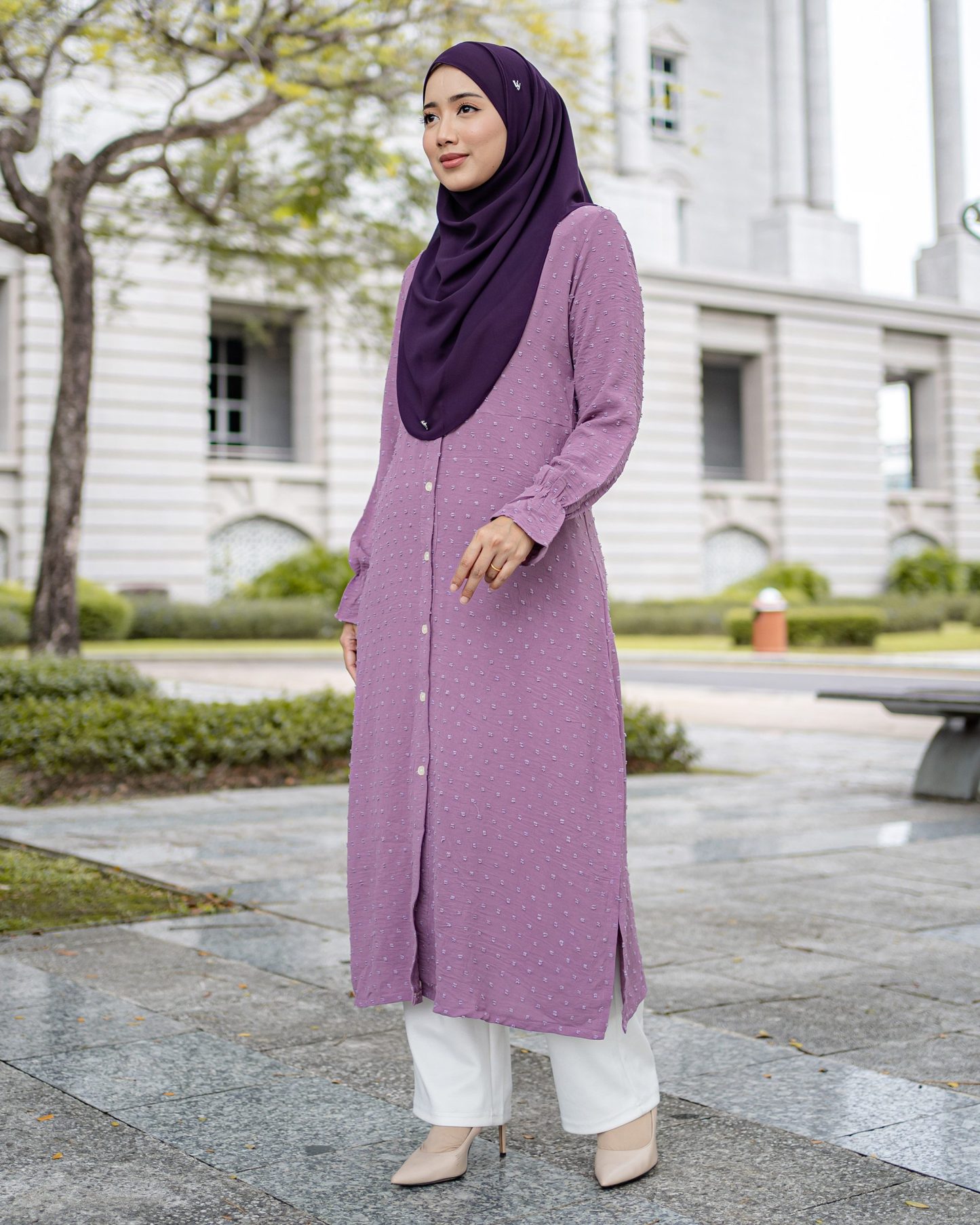 Medi Dress Letitia Laluna X MCC - Lilac Purple