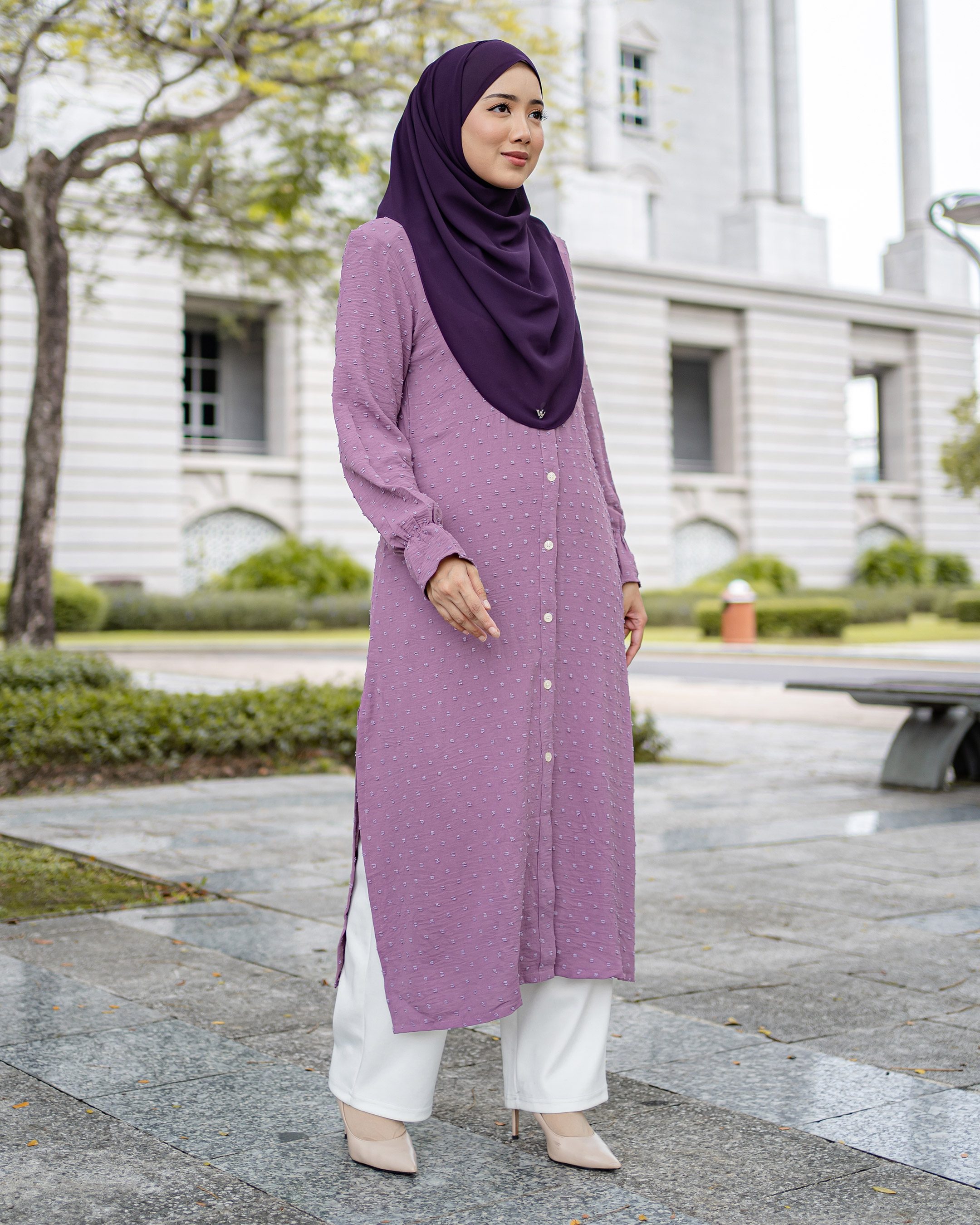 Medi Dress Letitia Laluna X MCC - Lilac Purple