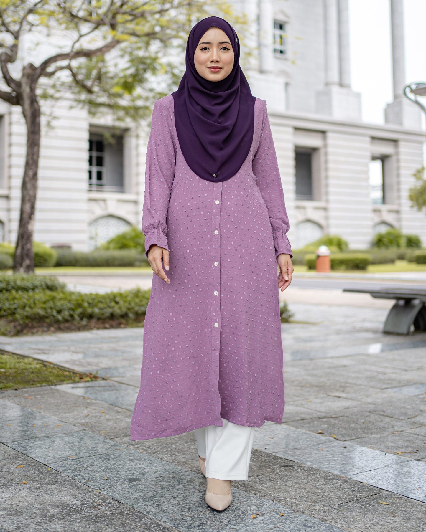 Medi Dress Letitia Laluna X MCC - Lilac Purple