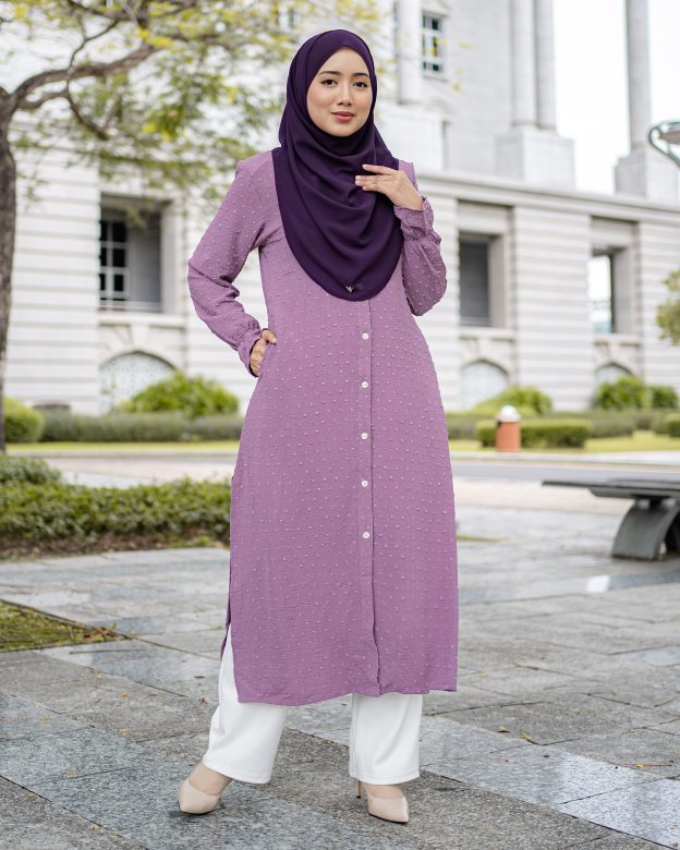 Medi Dress Letitia Laluna X MCC - Lilac Purple