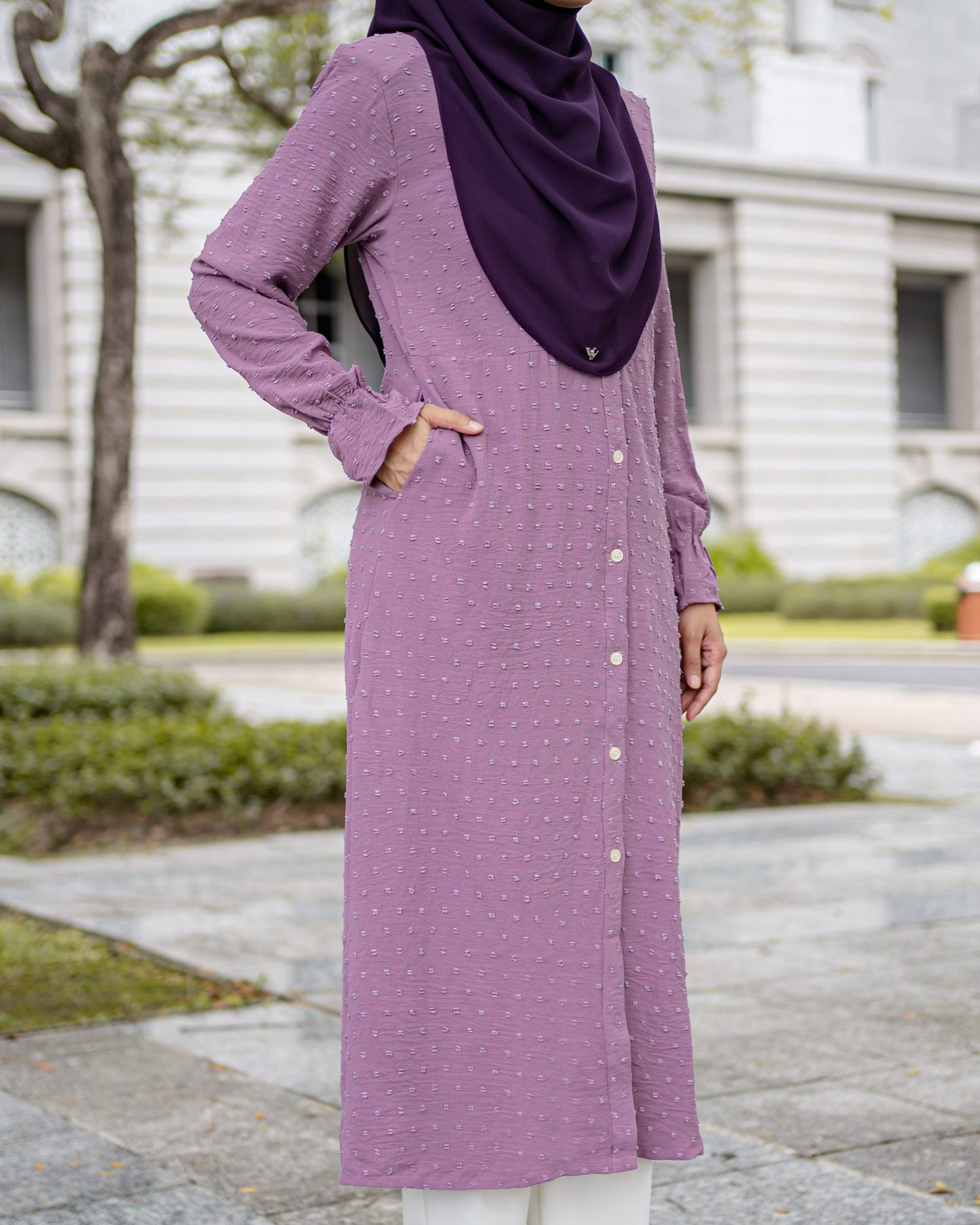 Medi Dress Letitia Laluna X MCC - Lilac Purple