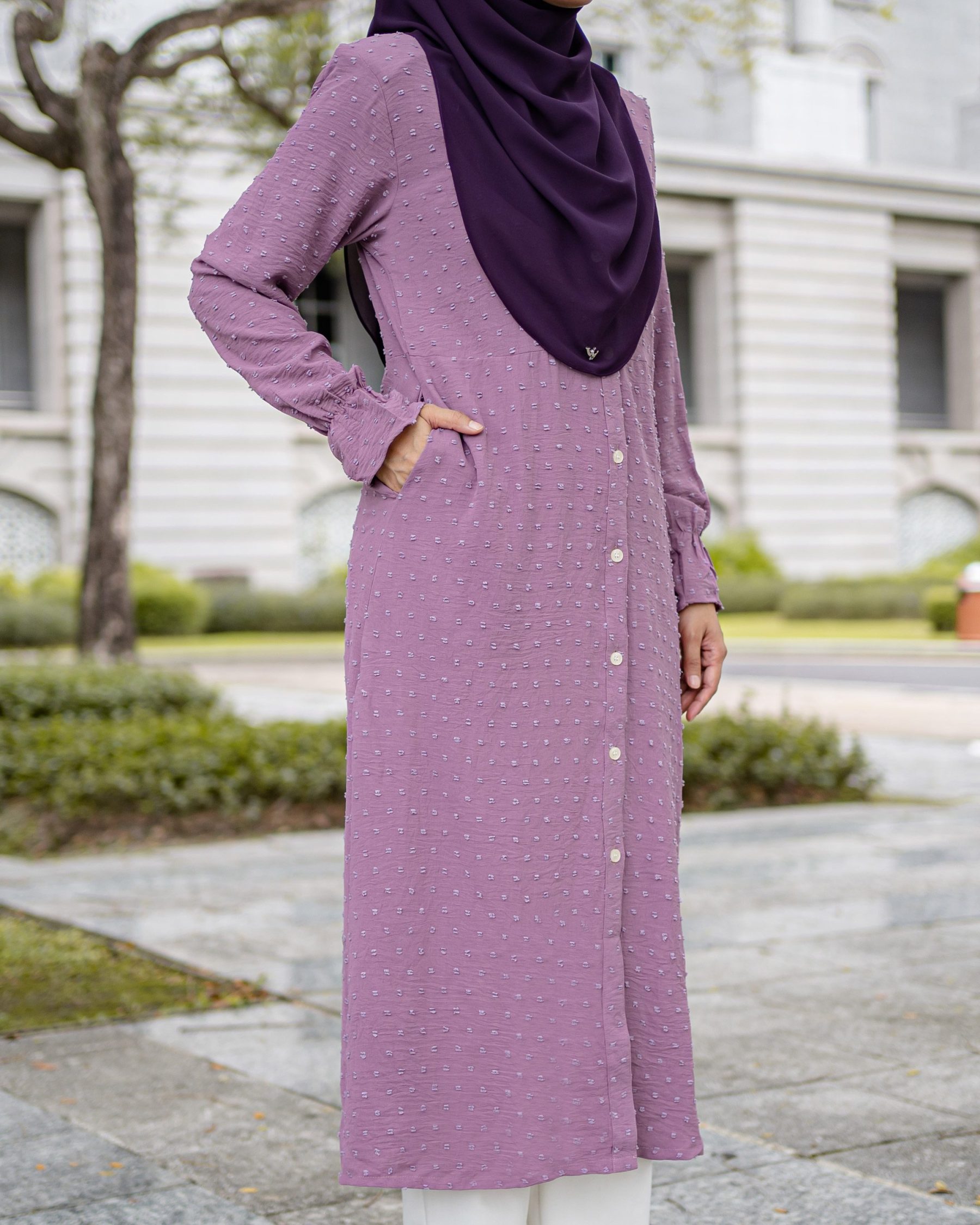 Medi Dress Letitia Laluna X MCC - Lilac Purple