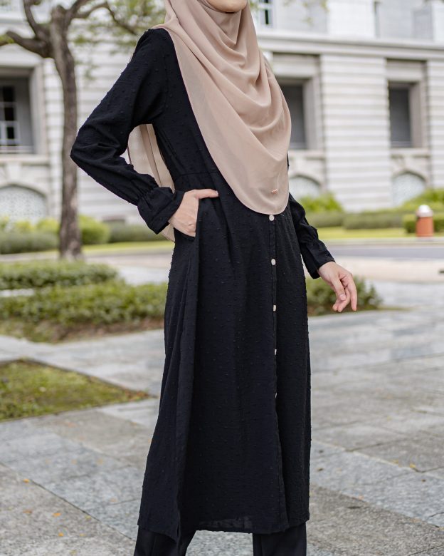 Medi Dress Letitia Laluna X MCC - Matte Black