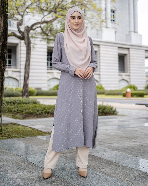 Medi Dress Letitia Laluna X MCC - Pewter Grey