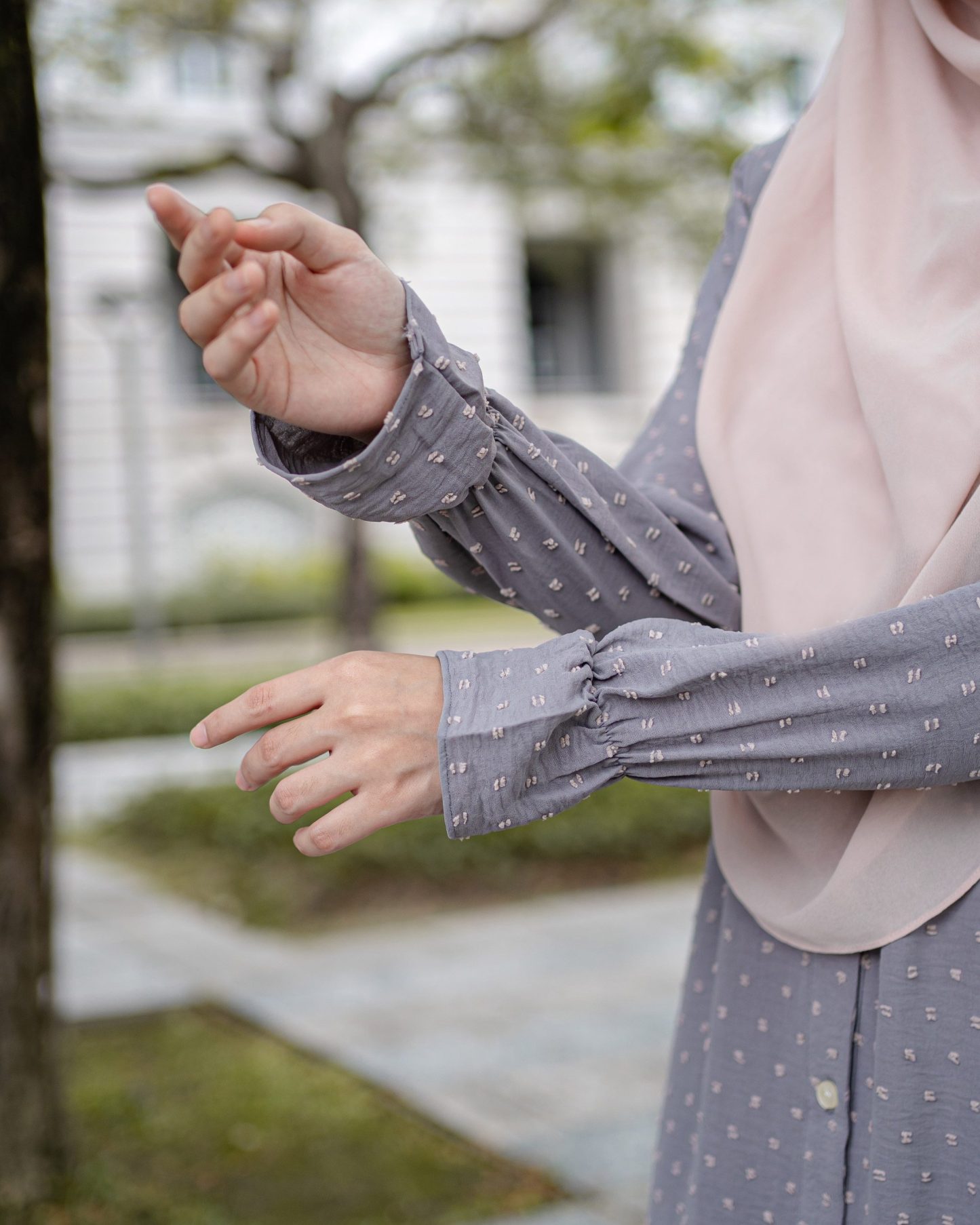 Medi Dress Letitia Laluna X MCC - Pewter Grey