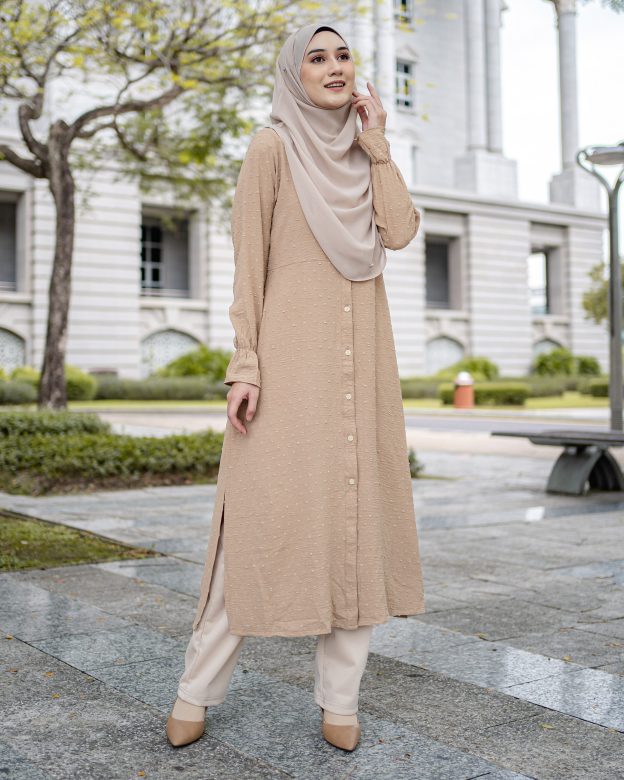 Medi Dress Letitia Laluna X MCC - Tan Beige