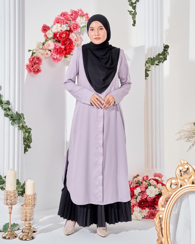 Medi Dress Leiseka - Light Grey