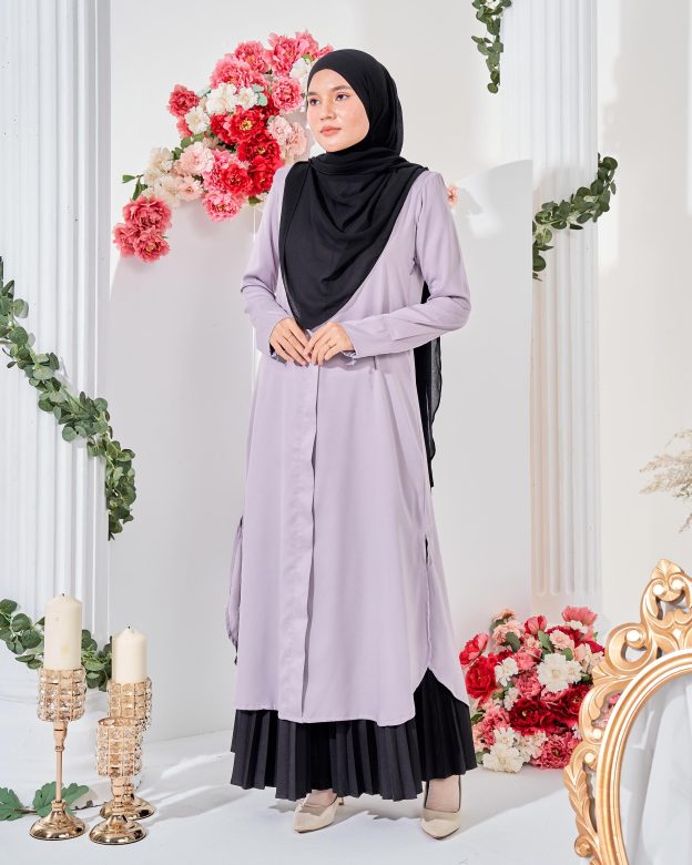Medi Dress Leiseka - Light Grey