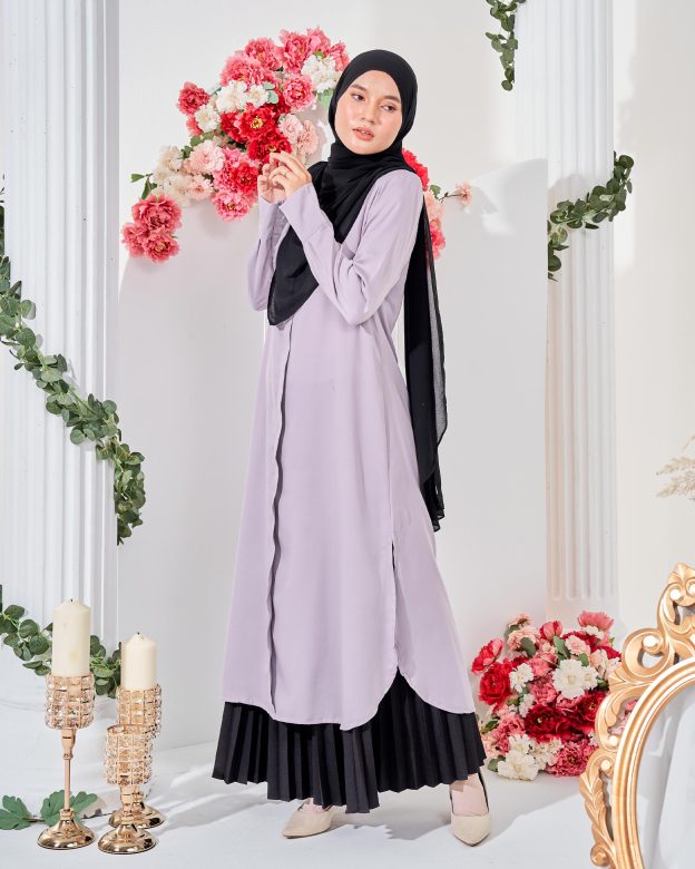 Medi Dress Leiseka - Light Grey